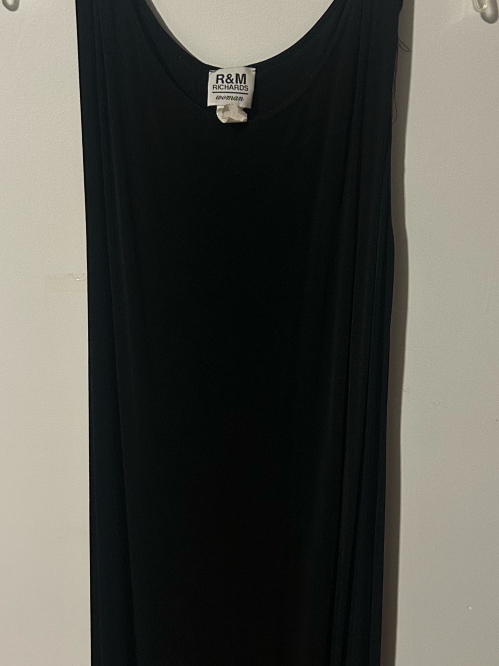 R&M Richards Black Women's Scoop Neck Dress